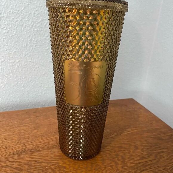 Starbucks Disney 50th Anniversary Gold Cup - Picture 8 of 11